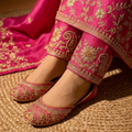 Bridal Hot Pink Khussa